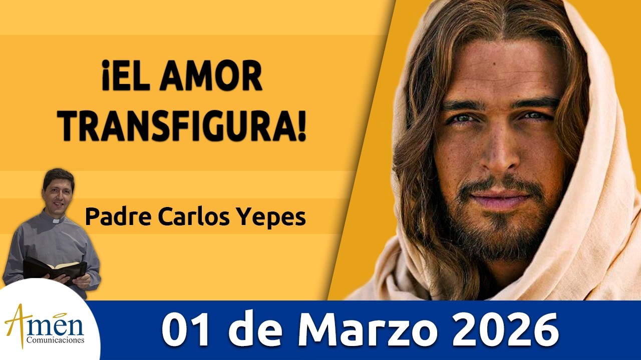 Evangelio De Hoy, Domingo 1 Marzo 2026 #PadreCarlosYepes l Mateo 17,1-9 #Evangelio
