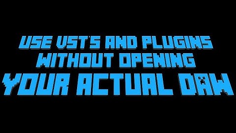 Use any VST plugin as a standalone application with the FREE NanoHost from Tone2