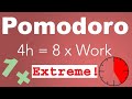 Pomodoro Technique 8 x 25 min - Study Timer 4 h - No ADs