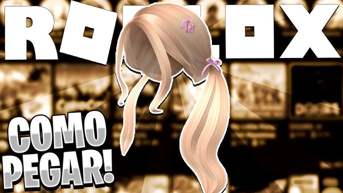 💥NOVO CABELO *GRATIS* ROBLOX - COMO PEGAR O CABELO LOIRO GRÁTIS do TWICE  no ROBLOX! 