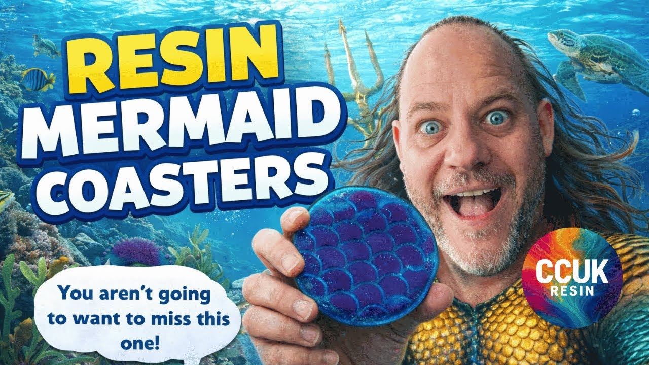 Давайте создадим красивые подставки под кружки из смолы в виде русалок! 🧜‍♀️✨ Искусство из смолы,...