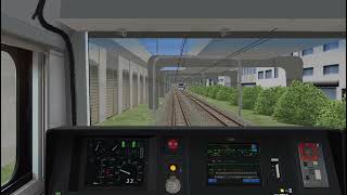 【BVE6】E231系　新浜本線（架空）新浜車両センター～新浜（出庫のみ）