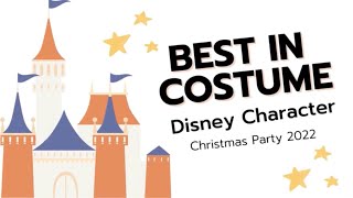 Christmas Themed Disney Character Best in Costume 2022