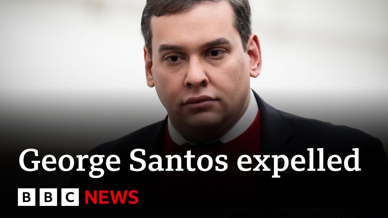 George Santos expelled from Congress in historic vote| BBC News