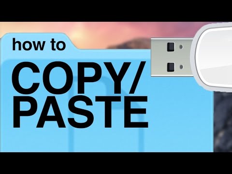 How to Copy/Paste files documents to USB flash drive usb stick