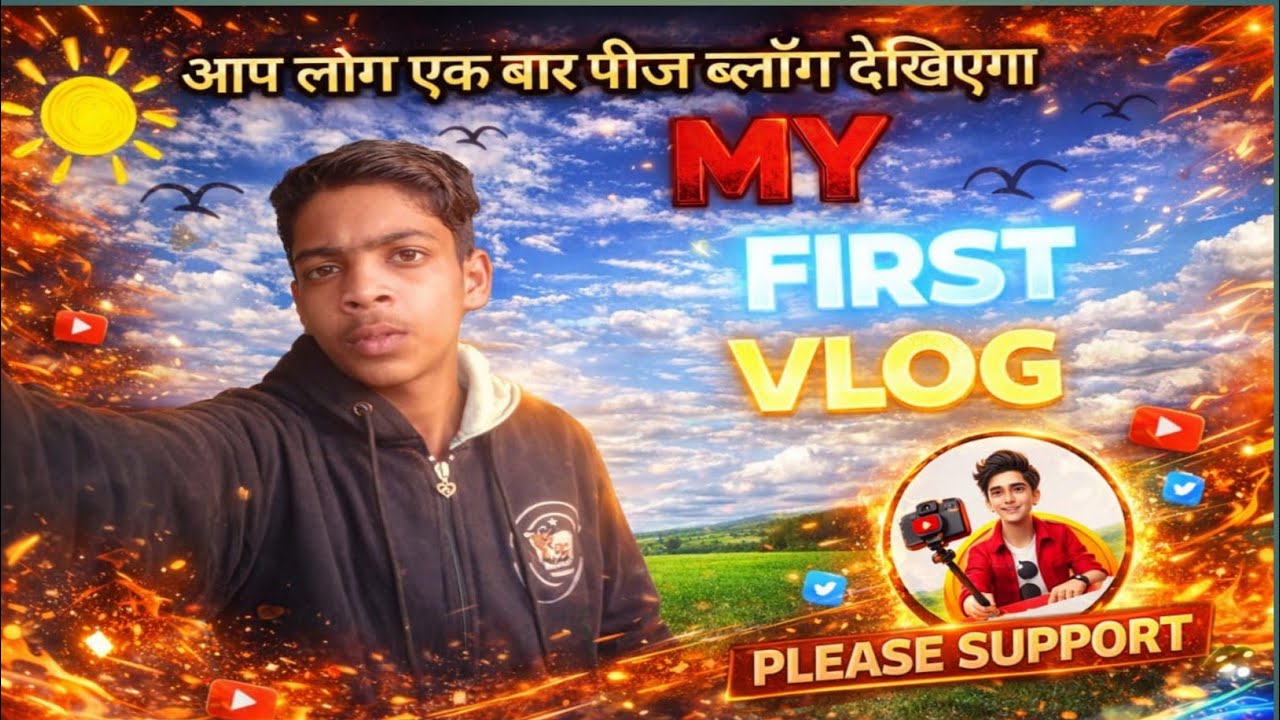 Welcome to My First Vlog Support & Love Needed🙏 ️#firstvlog #welcome # ...