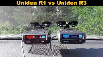 Differences between the Uniden R1 & R3