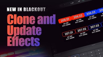 New in Blackout: Clone and Update Effects/Groups