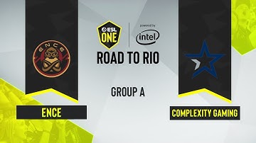 CS:GO - ENCE vs. Complexity Gaming [Mirage] Map 3 - ESL One Road to Rio - Group A - EU