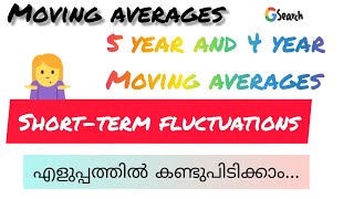 Moving averages ||3,5,7& 4 year|Time series||QT||Second sem Bcom||Kannur University||saranya cheethu