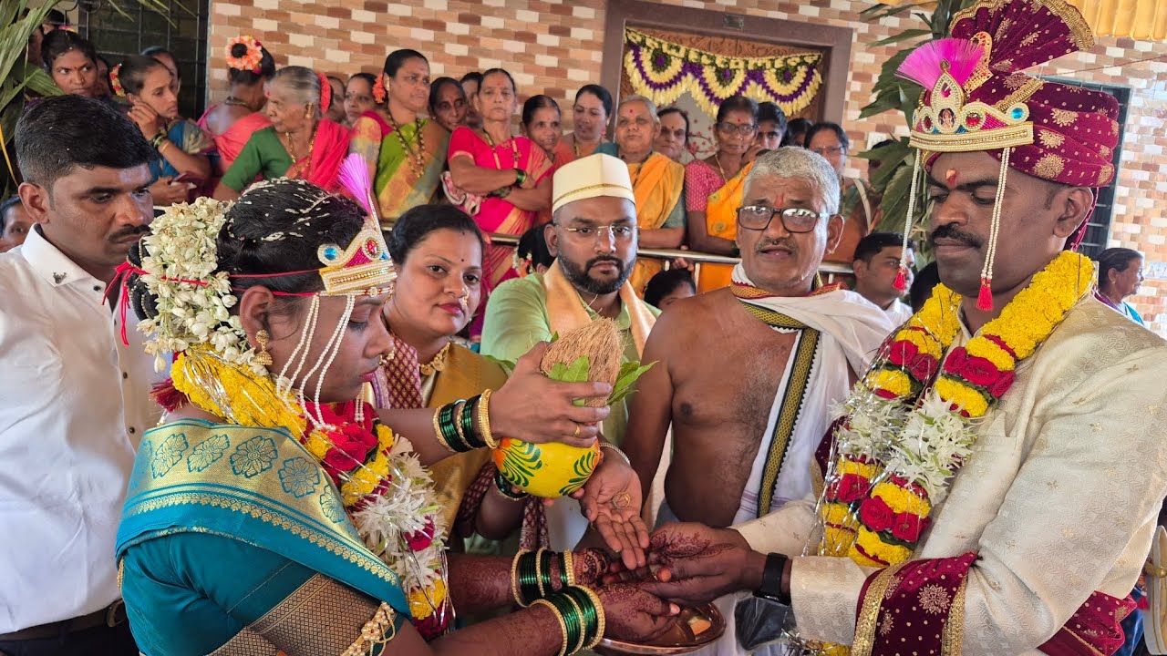 कोंकणातील लग्न समारंभ तुम्ही बघितला काय ??😍