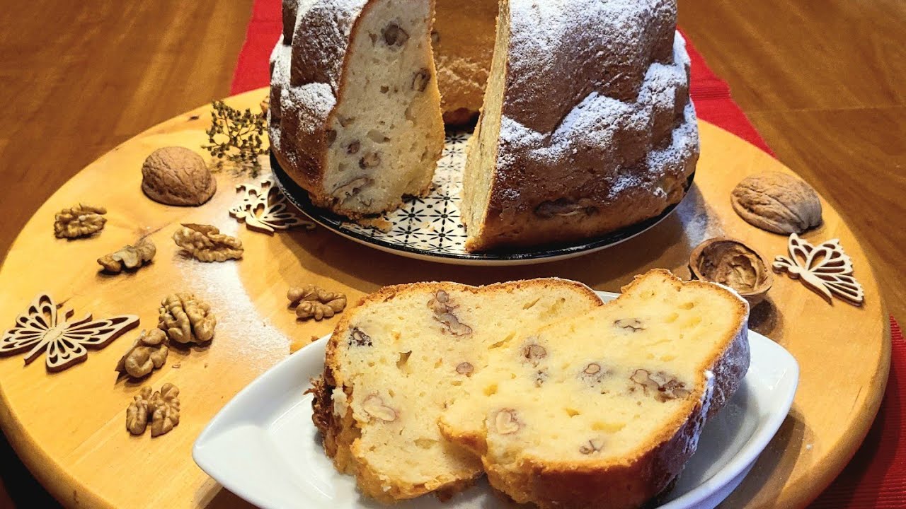 Йогуртовый торт с грецкими орехами / @Jana C.