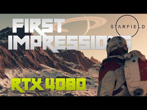 StarField RTX 4080 and I9-10850k | 2160p (FSR2) | Ultra Settings | Benchmark/FPS Test