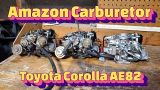 Toyota Corolla AE82 4ALC Amazon Carburetor Comparison