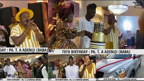 HOUSE OF VOGUE CELEBRATES HER DAD ON HIS 70TH BIRTHDAY : PA. T. A ADENIJI (BABA)