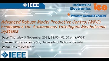 Advanced Robust Model Predictive Control Framework for Autonomous Intelligent Mechatronic Systems
