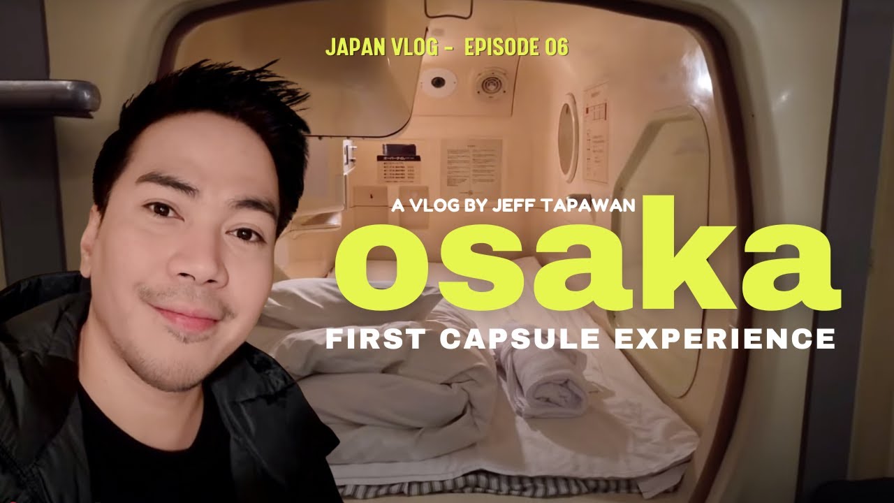 EP 6: Oldest Capsule Hotel in the World, Tokyo to Osaka by Bus & more! | JeffTapawanVlogs