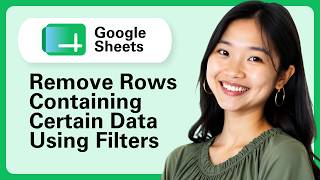 Google Sheets: Remove Rows Containing Certain Data Using Filters (Tutorial) Deleting Rows With A Filter In Google Sheets