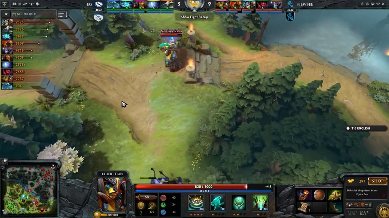 EVIL GENIUSES vs Newbee Game 1 Best Of 2 - TI 6 Dota 2 Upper Bracket