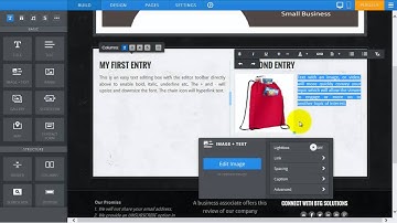 Create Pages with Drag-n-Drop Editor