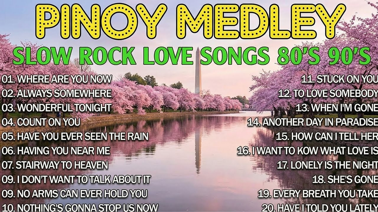 Slow Rock Love Songs Collection 70s 80s 90s | Rock 'n' Romance Pinoy Medley 🎸
