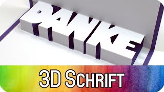 Grundanleitung 3d Schrift In Karten Einbauen Kartengestaltung Youtube