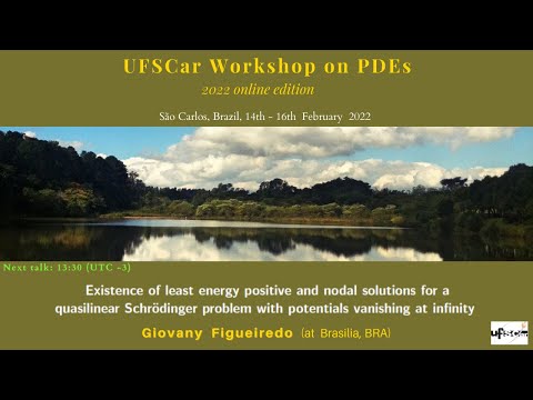 UFSCar Workshop on PDEs - 2022 online edition