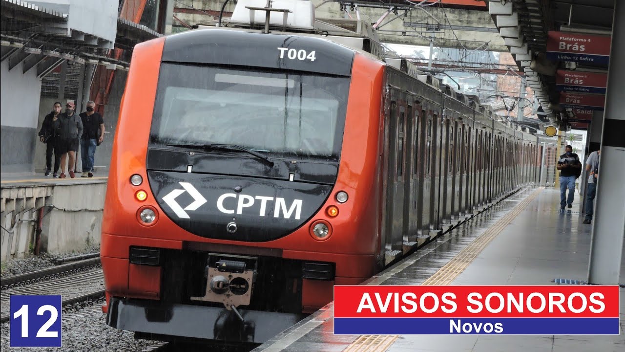 Avisos Sonoros | Linha 12 Safira {Novo - Atual/Inglês}