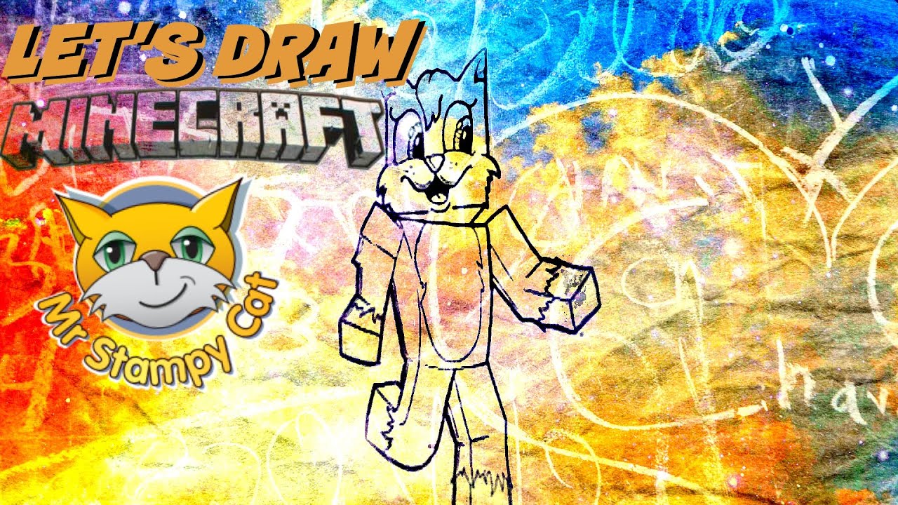 Let S Draw Minecraft 5 Stampylongnose Mr Stampy Cat Youtube - mr stampy cat roblox