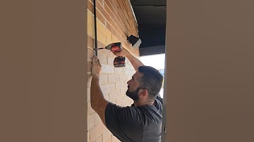 How to Hang Something on a Brick Wall, Tips and Tricks #brick #anchor #electrician #tipsandtricks