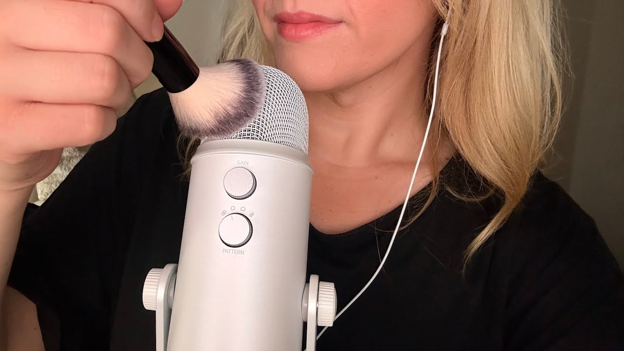 ASMR Mic Brushing and Gentle Whispers to help you 😴 - YouTube