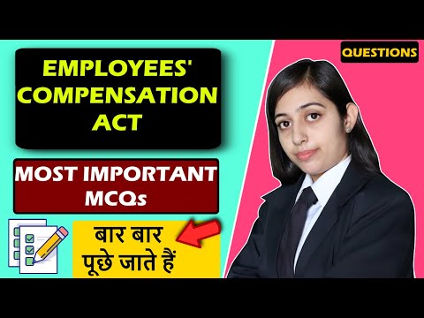Mcq On Labour Laws Employee Compensation Act 1923 Best Questions Indian Labour Law Youtube