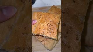 Focaccia bread with sesame #focaccia #italian #food #bread #shorts  #sourdough #viral #recipe #trend