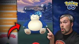 My First Nightcap Snorlax catch was... Catching Z's Special Research Complete! (Pokémon GO)