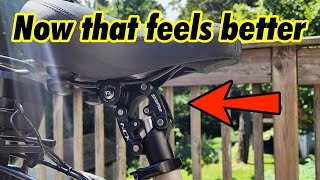 Stop the pain! Install a suspension seat post now!