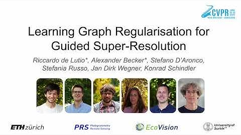 Learning Graph Regularisation for Guided Super-Resolution