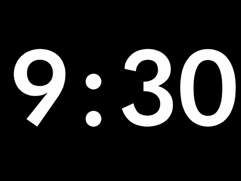 9 Min 30 Sec Timer – Simple Countdown Clock