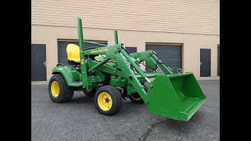 John Deere x585 Tractor & Model 45 Loader Overview
