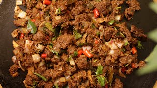 Beef Tawa Fry|Tawa Beef Kerala style|ബീഫ് തവ ഫ്രൈ|Panach