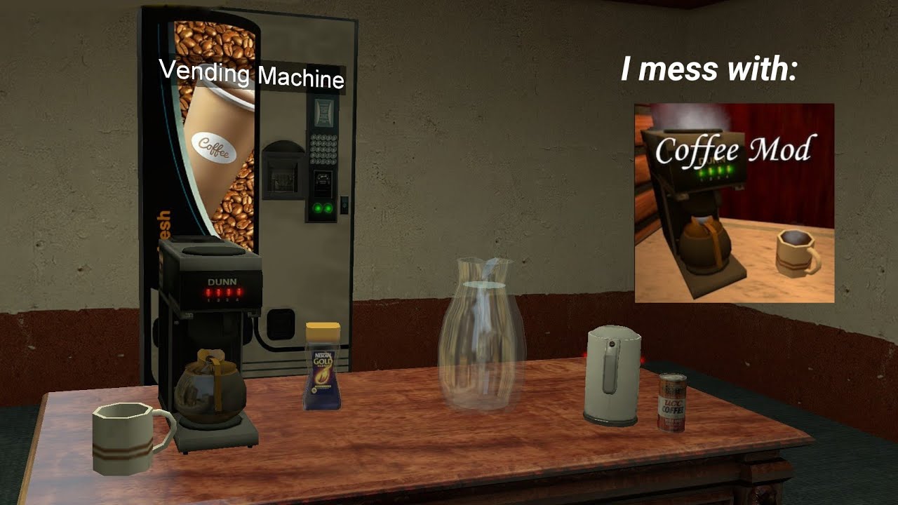 I mess around with Gmod coffee mod - YouTube