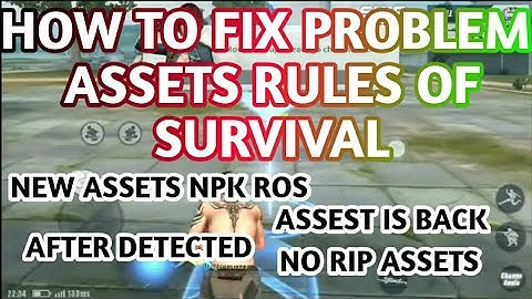 New Assets Ros fix Problem No Banned 100%