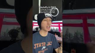 REVIVIFY is weird in D&D #dnd #dnd5e #dungeonsanddragons