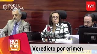 Revive el veredicto por crimen de Nibaldo Villegas con el #MuyBuenosDíasTVN | #TVNLive