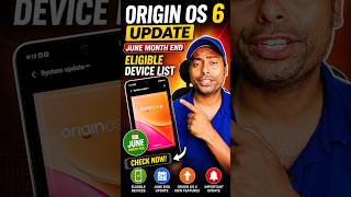 Origin OS 6 Update June 2026 #shorts #update #viral