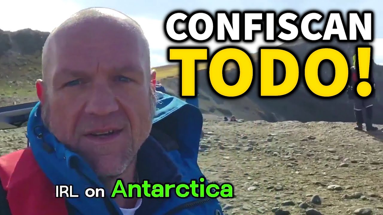 Streamer Graba la Antártida y le CONFISCAN TODO!