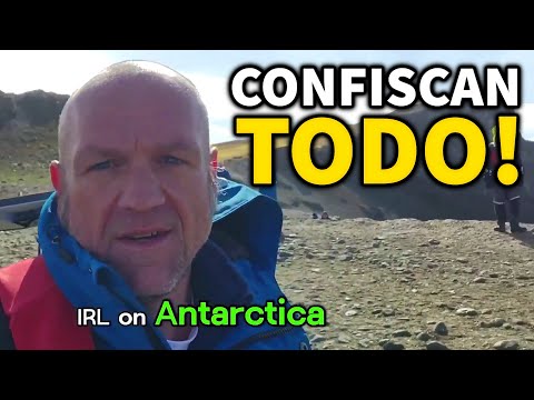 Streamer Graba la Antártida y le CONFISCAN TODO!