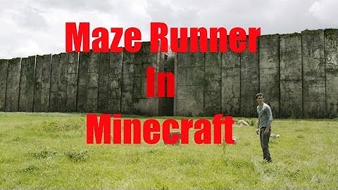 Maze Runner: The Glade in Minecraft!