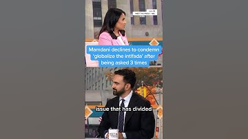 Zohran Mamdani declines to condemn 