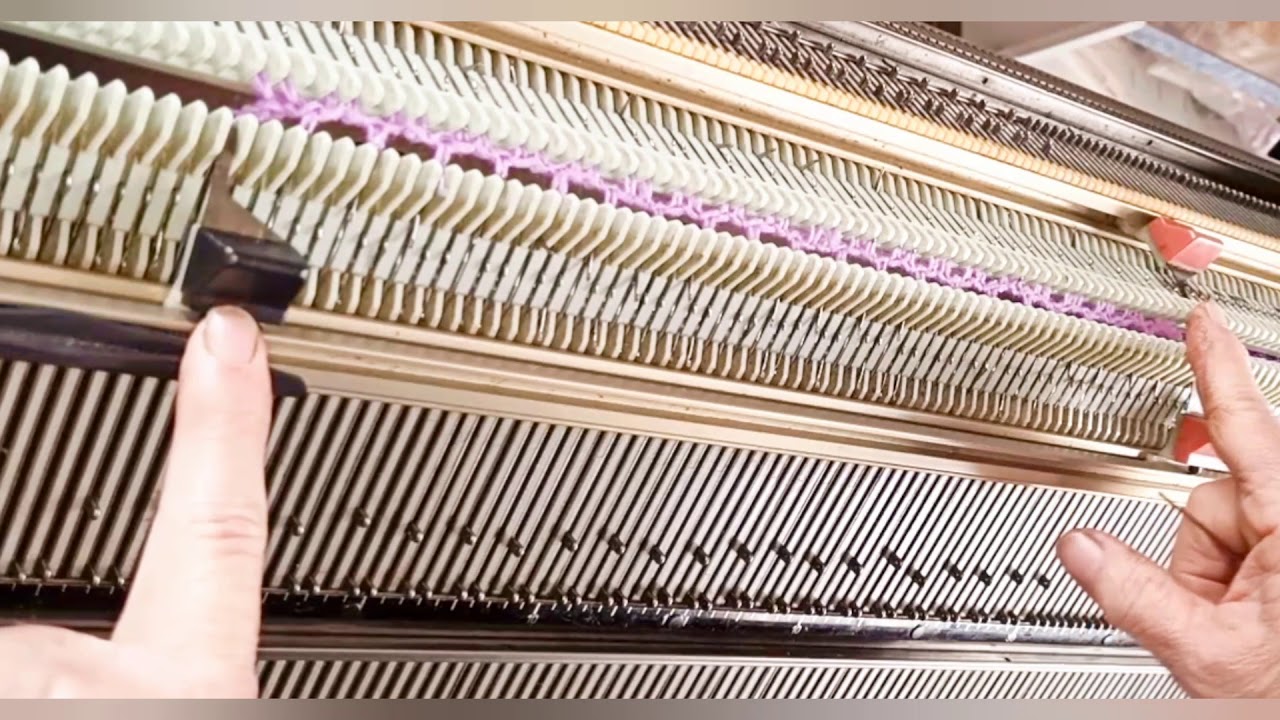 Chain stitch cast on for 2x2 industrial rib