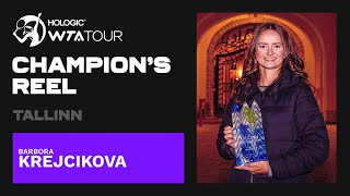 Champion Barbora Krejcikova's BEST points from Tallinn! 🇪🇪